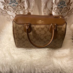 BNWT Coach khaki handbag